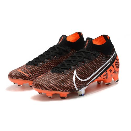 Nike Mercurial Superfly VII Elite SE FG -Negro Naranja_4.jpg